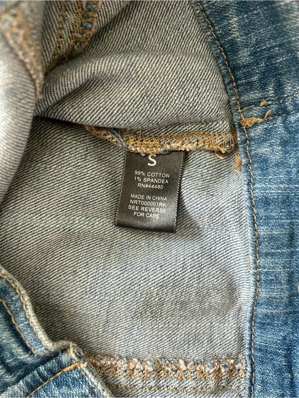 Fire Los Angeles Light Blue Studded Denim Vest